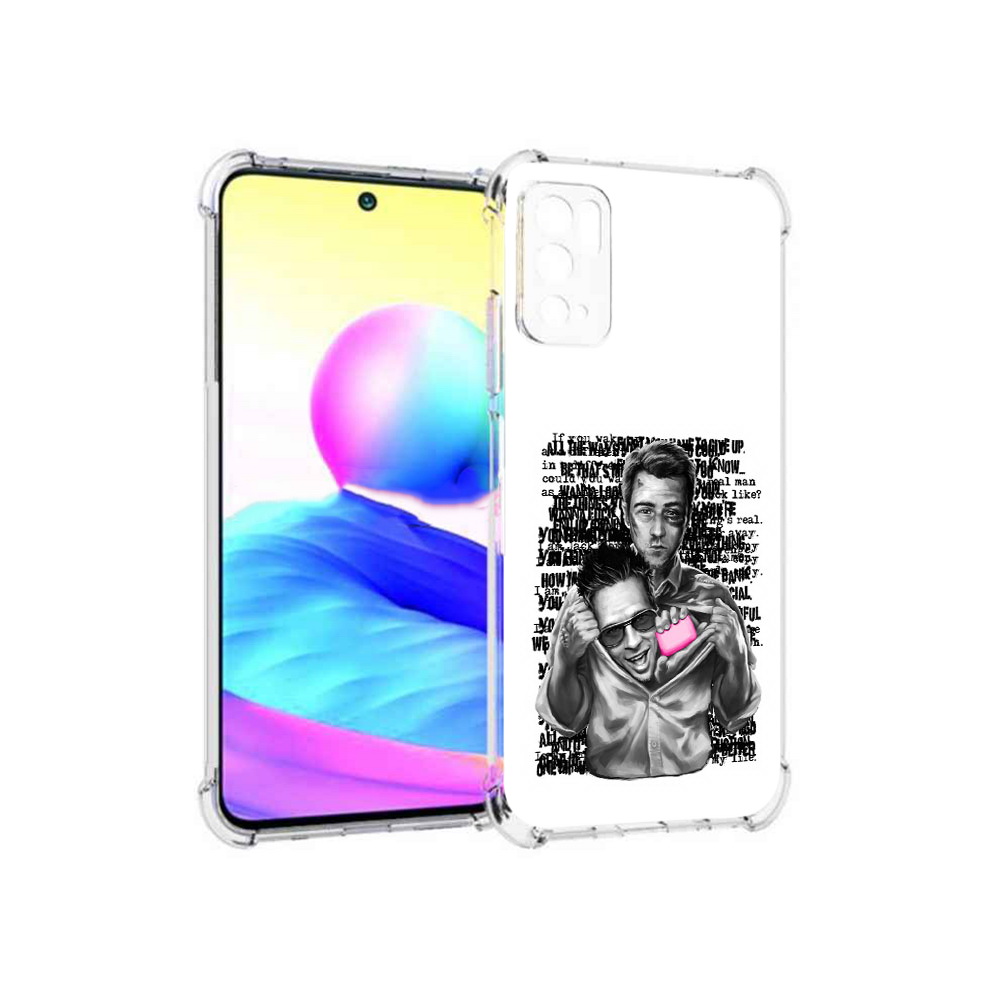 

Чехол MyPads Tocco для Xiaomi Poco M3 Pro бойцовский клуб, Прозрачный, Tocco