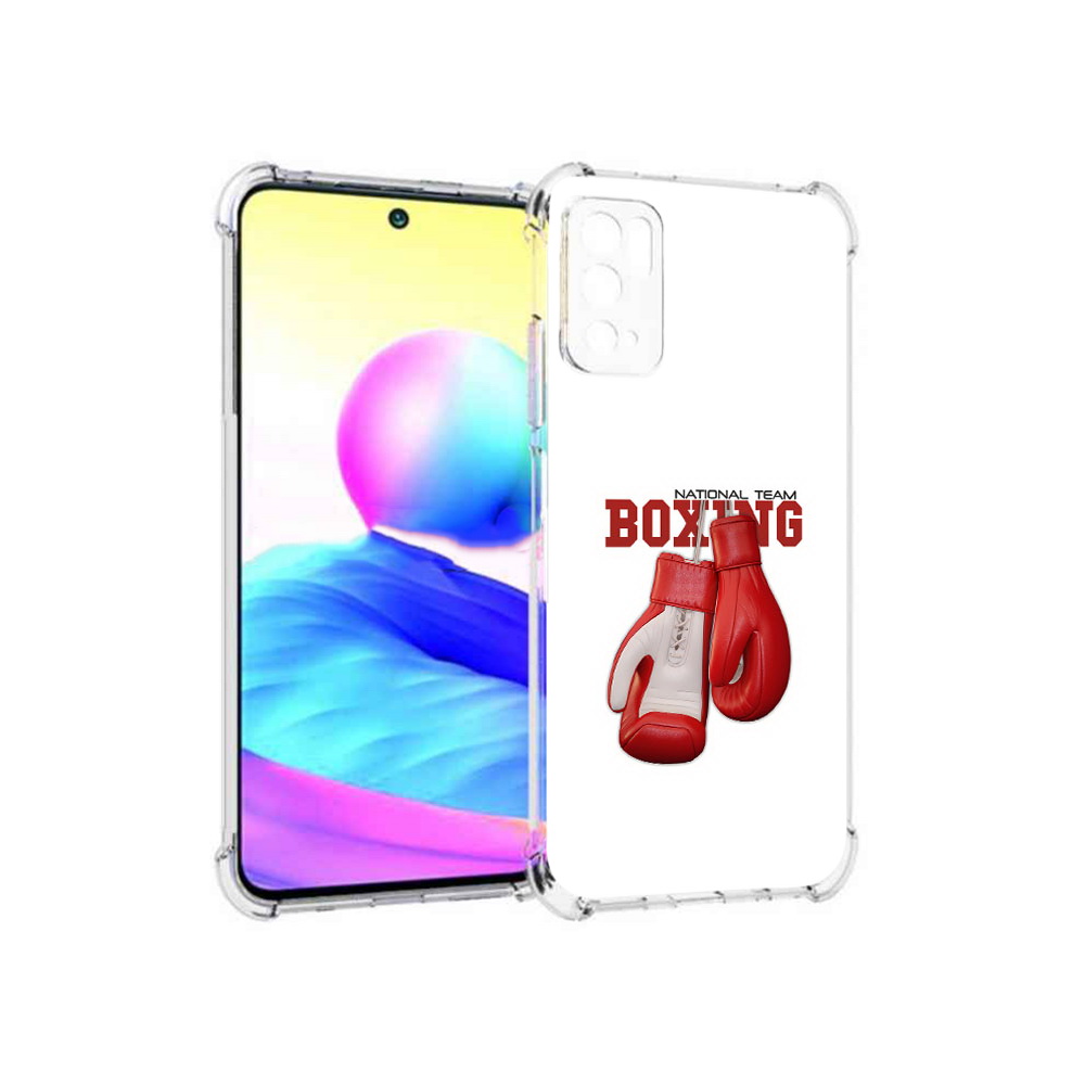 фото Чехол mypads tocco для xiaomi poco m3 pro боксерские перчатки