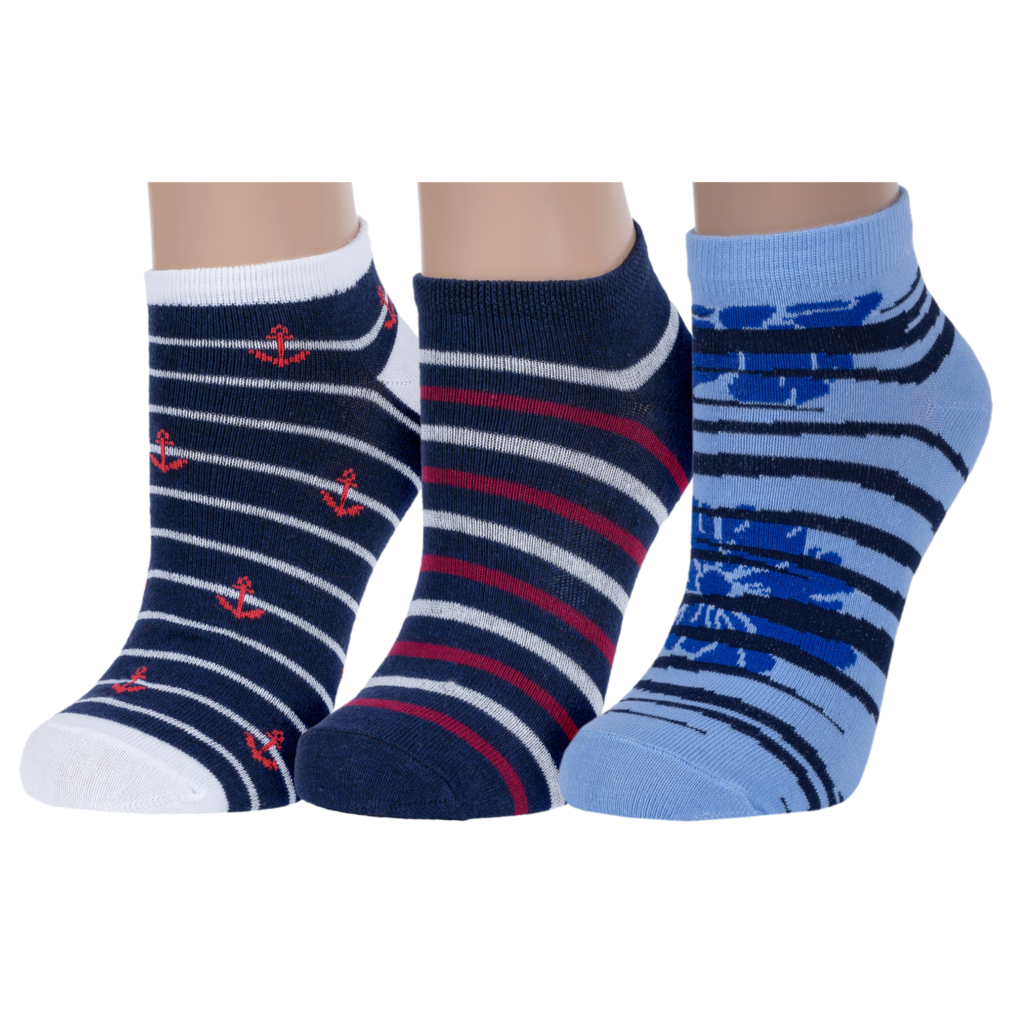 

Комплект носков женских Борисоглебский трикотаж 3-6С73К разноцветных 23-25, 3-6С73К