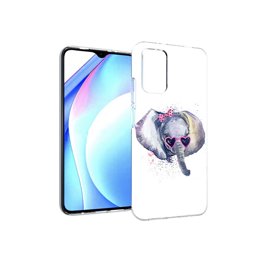 

Чехол MyPads Tocco для Xiaomi Redmi 9T слоник в очках (PT226951.281.608), Прозрачный, Tocco