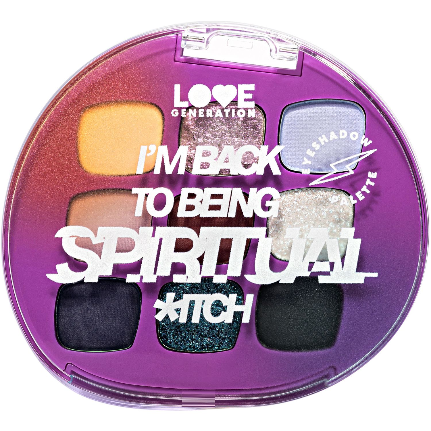 Палетка теней для век LOVE GENERATION I'm Back to Being Spiritual *itch №01 7,2 г