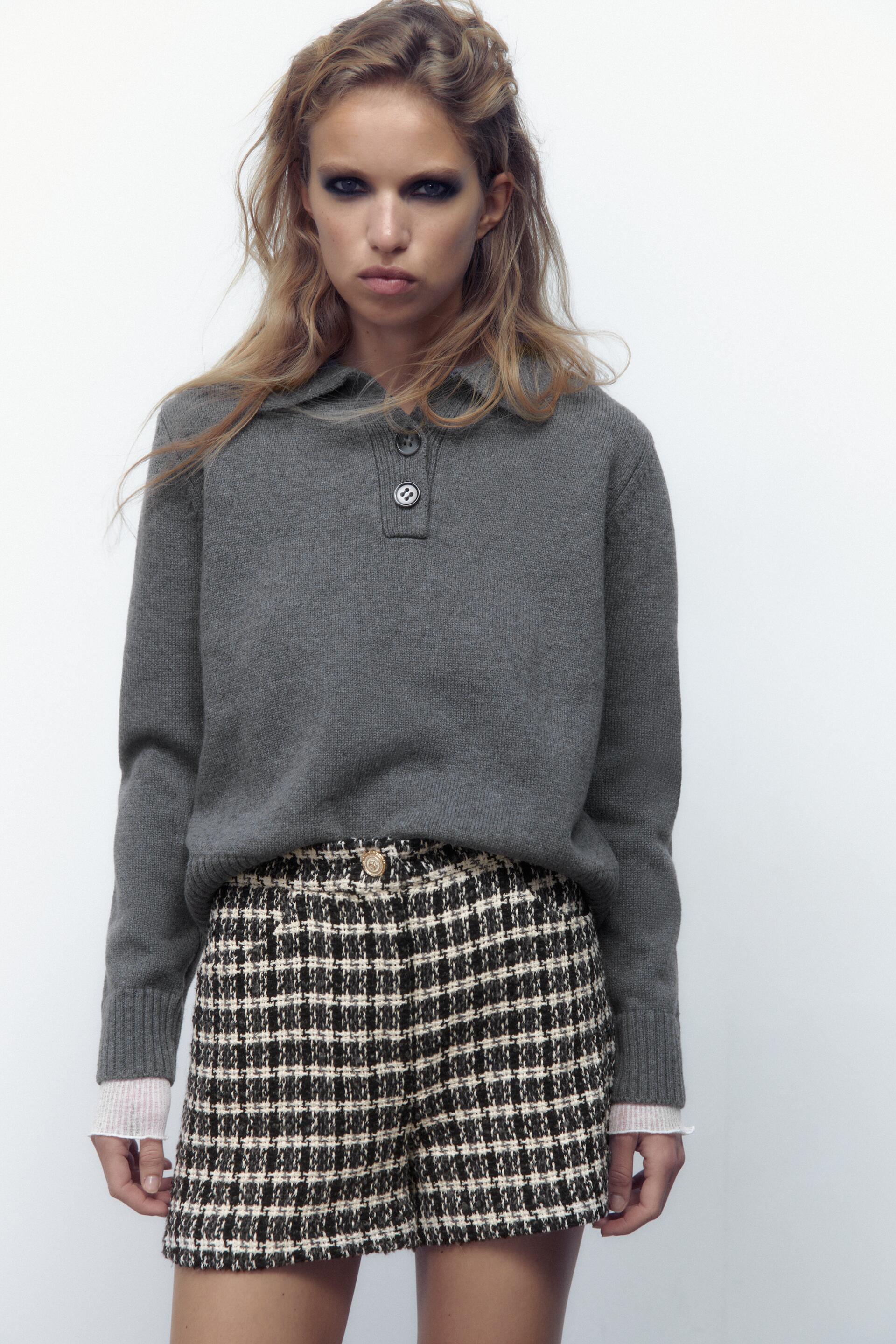 

Шорты женские ZARA 09239111 бежевые XL, 09239111