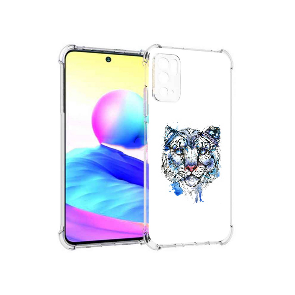 

Чехол MyPads Tocco для Xiaomi Poco M3 Pro водяной тигр, Прозрачный, Tocco