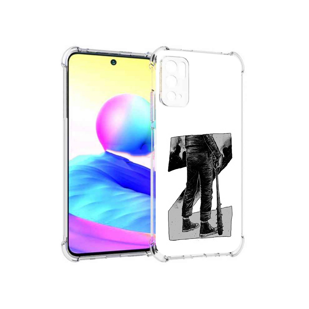 

Чехол MyPads Tocco для Xiaomi Poco M3 Pro воин черно белый, Tocco