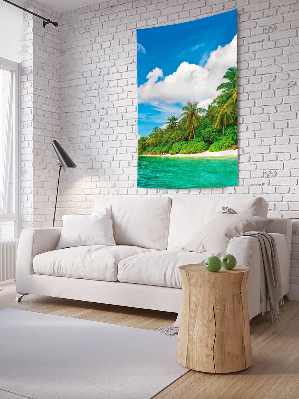 

Вертикальное фотопанно на стену JoyArty Зеленеющий берег 150x200 см, Зеленеющий берег