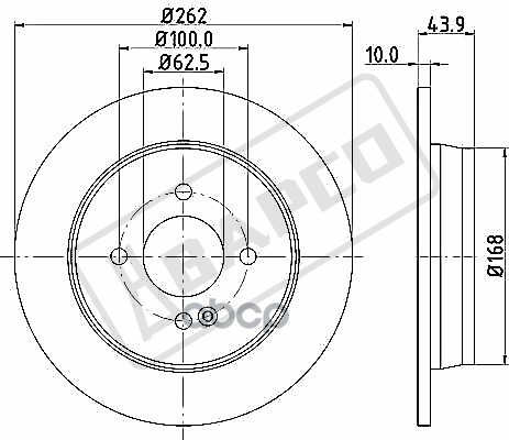 

Диск Тормозной BAPCO BD0265