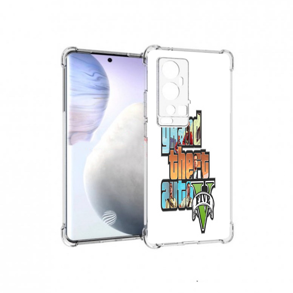 

Чехол MyPads Tocco для Vivo X60 Pro Plus игра гта, Прозрачный, Tocco