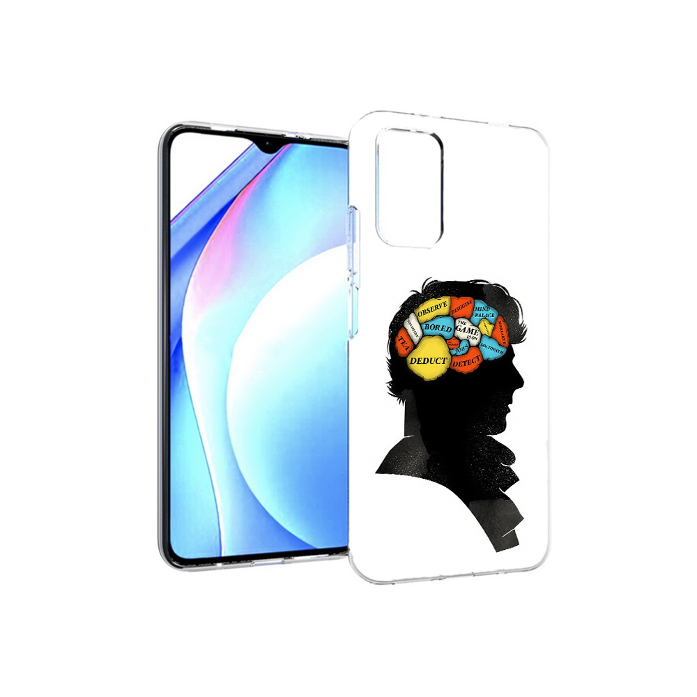 Чехол MyPads Tocco для Xiaomi Redmi 9T темный рисунок (PT226951.281.640)