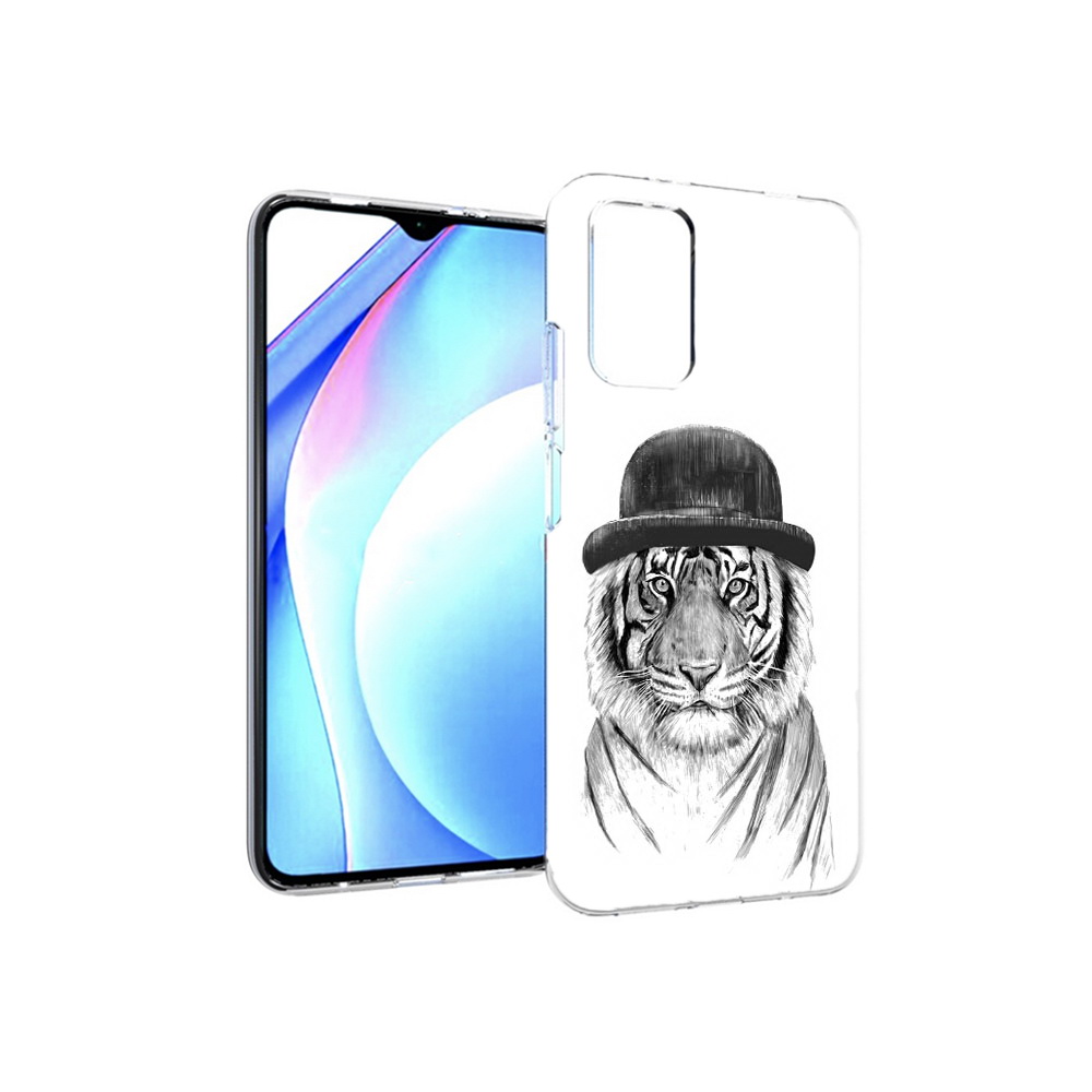 Чехол MyPads Tocco для Xiaomi Redmi 9T тигр британец (PT226951.281.641)