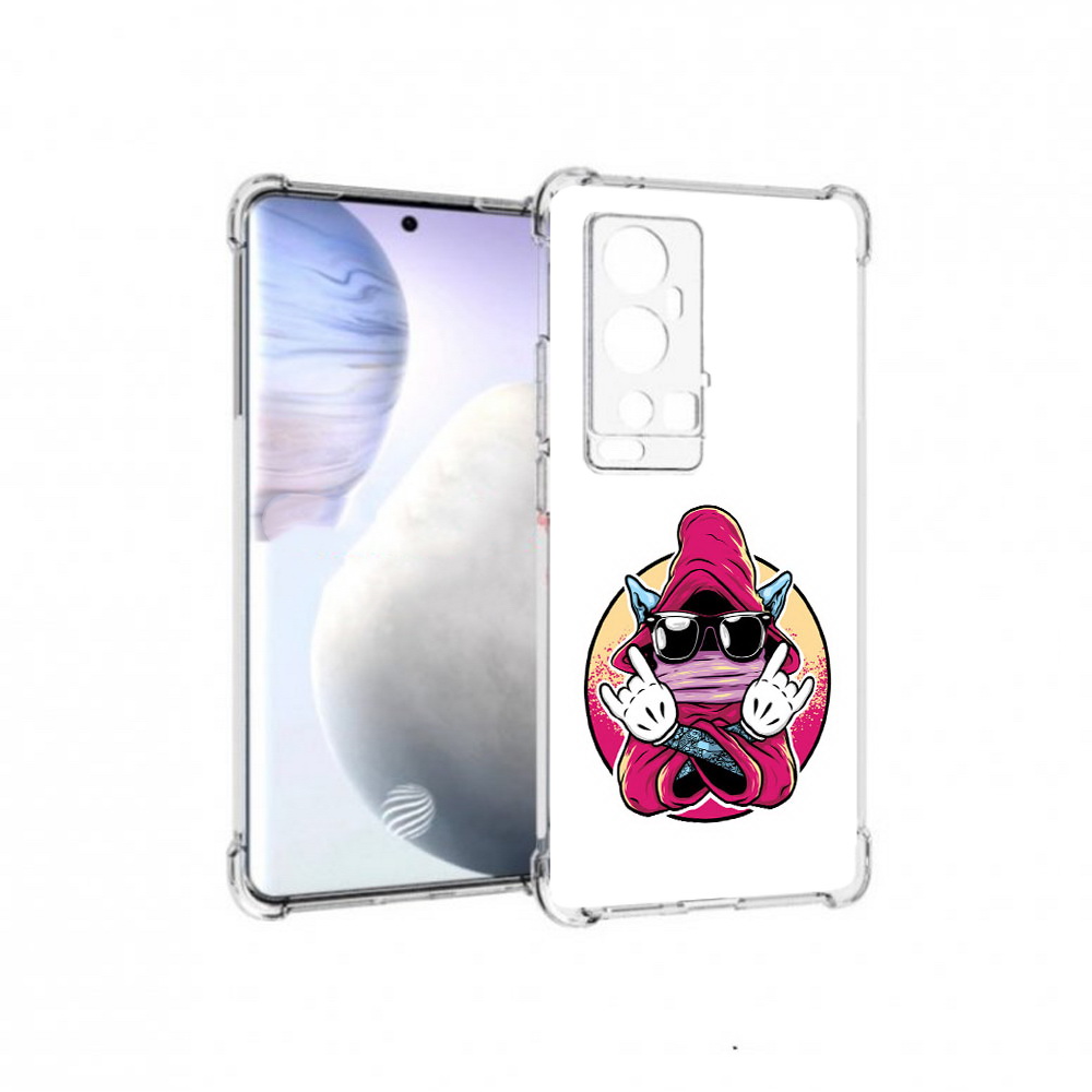 

Чехол MyPads Tocco для Vivo X60 Pro Plus йоу, Прозрачный, Tocco