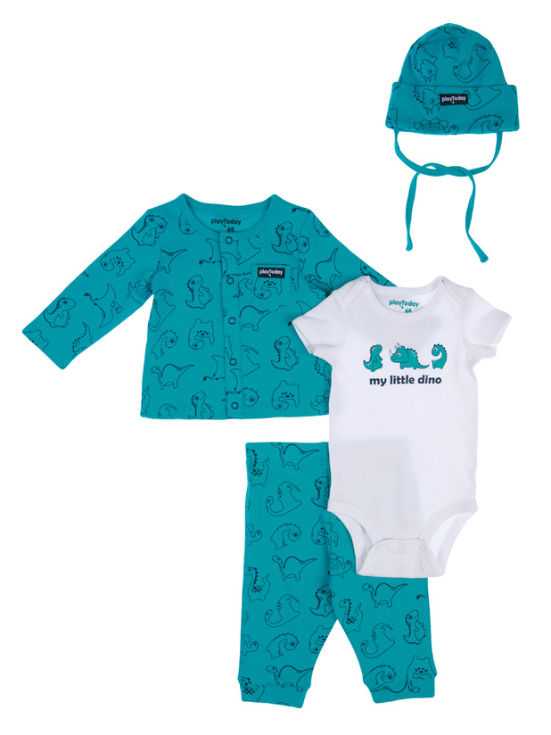 

Комплект одежды PlayToday 12119015 цв.зеленый р.86, 12119015