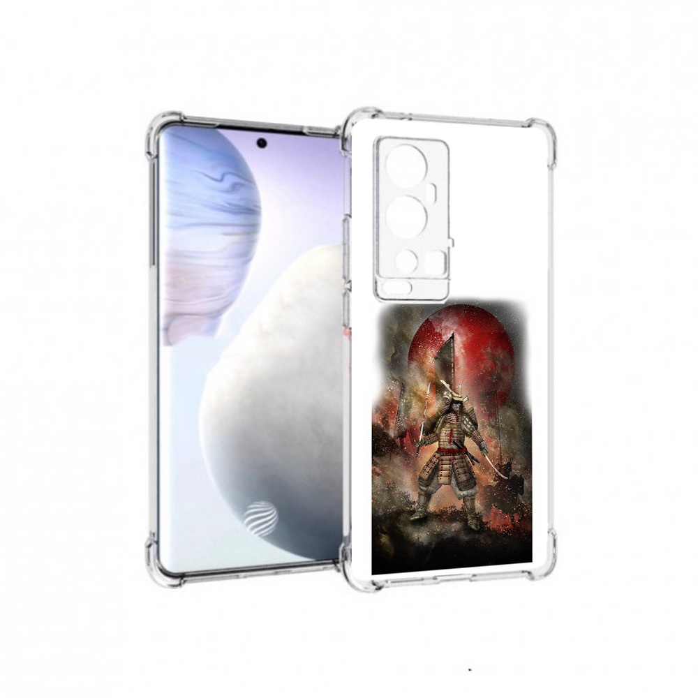 

Чехол MyPads Tocco для Vivo X60 Pro Plus китайскийвоин, Прозрачный, Tocco