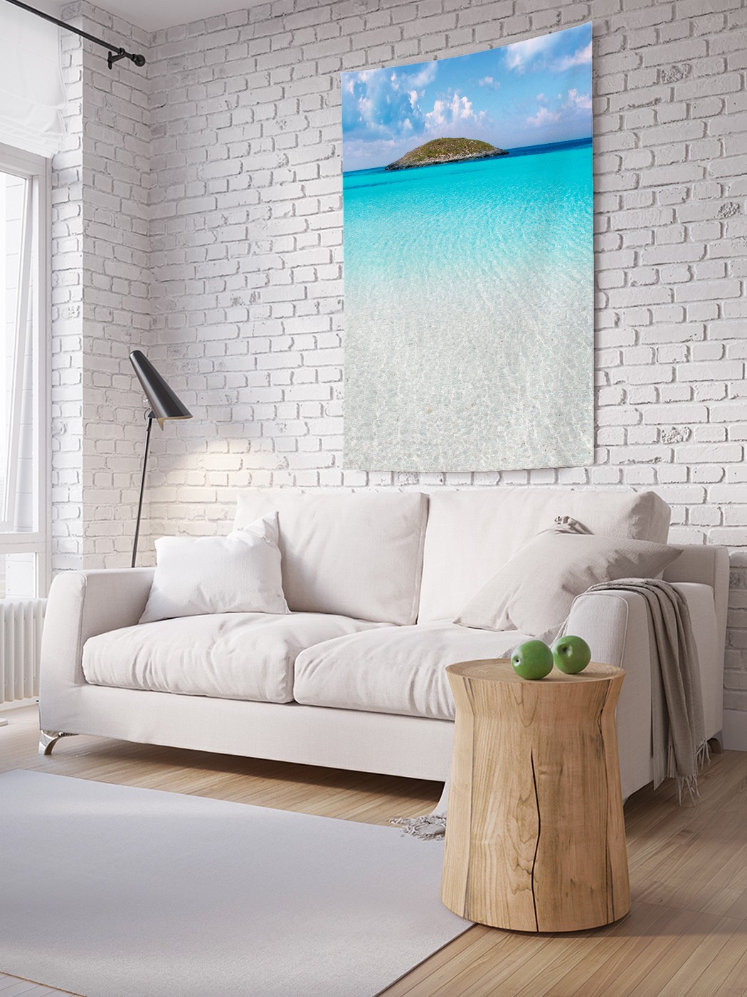 

Вертикальное фотопанно на стену JoyArty Безлюдный остров 150x200 см, Безлюдный остров