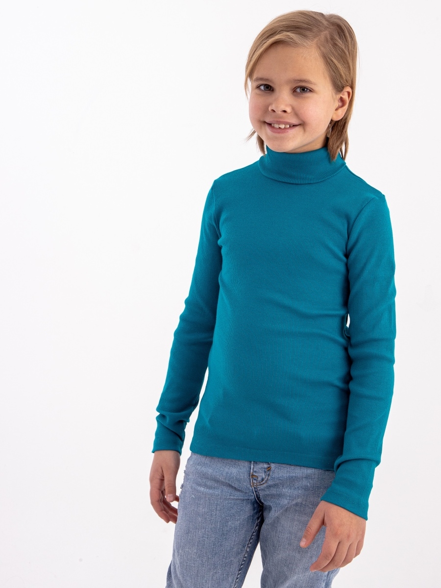 

Детская водолазка SOFT SECRET К-7011М/ цв. изумрудный р. 146, К-7011М/