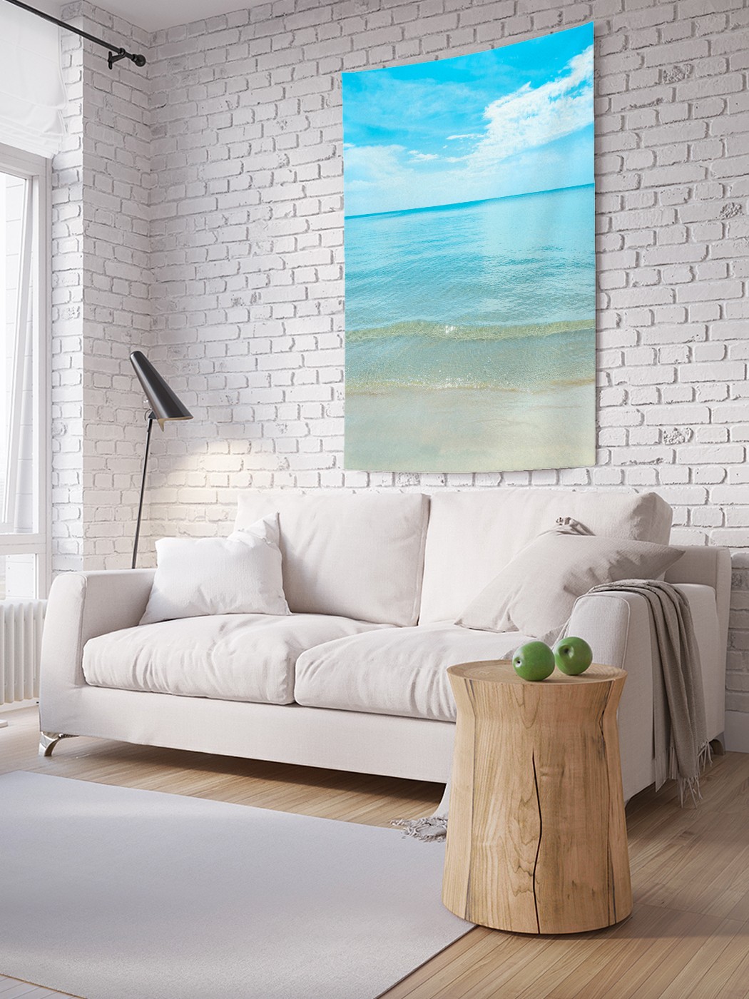 

Вертикальное фотопанно на стену JoyArty Игривые волны 150x200 см, Игривые волны