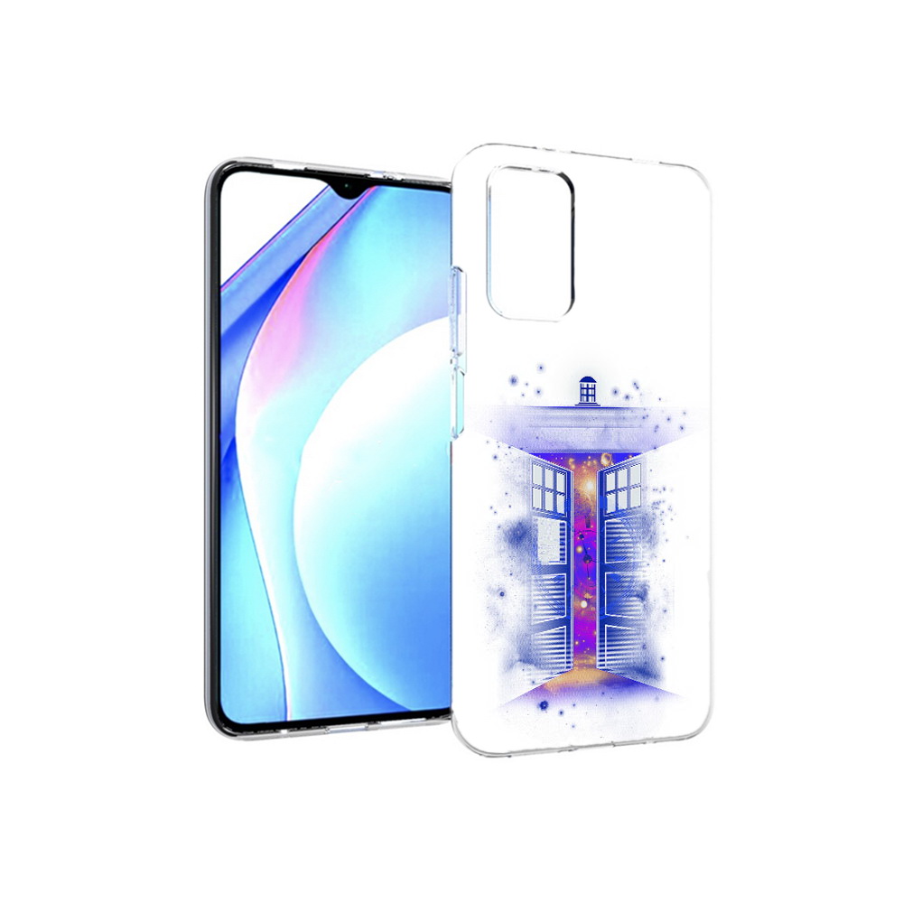 

Чехол MyPads Tocco для Xiaomi Redmi 9T фиолетовый уголок абстракция (PT226951.281.659), Прозрачный, Tocco