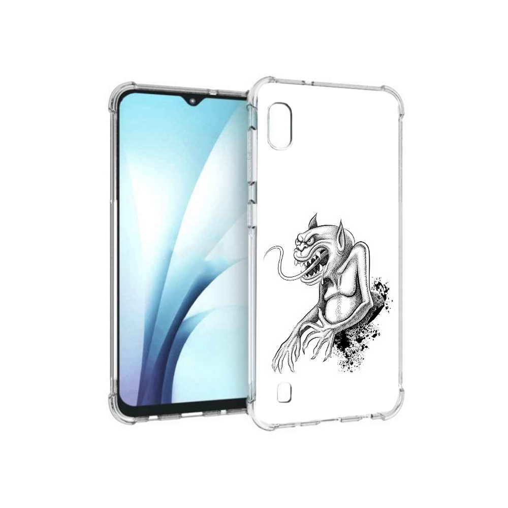 

Чехол MyPads Tocco для Samsung Galaxy A10 чорт (PT147645.531.692), Прозрачный, Tocco