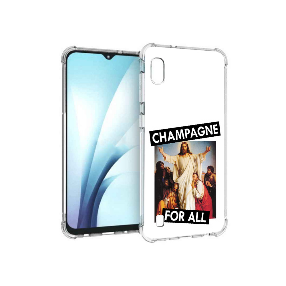 

Чехол MyPads Tocco для Samsung Galaxy A10 шампанское (PT147645.531.697), Прозрачный, Tocco