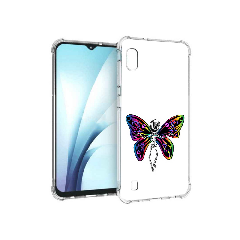 

Чехол MyPads Tocco для Samsung Galaxy A10 эффект бабочки (PT147645.531.701), Прозрачный, Tocco