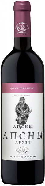 

Вино Вина и Воды Абхазии, "Апсны", 0,75 л