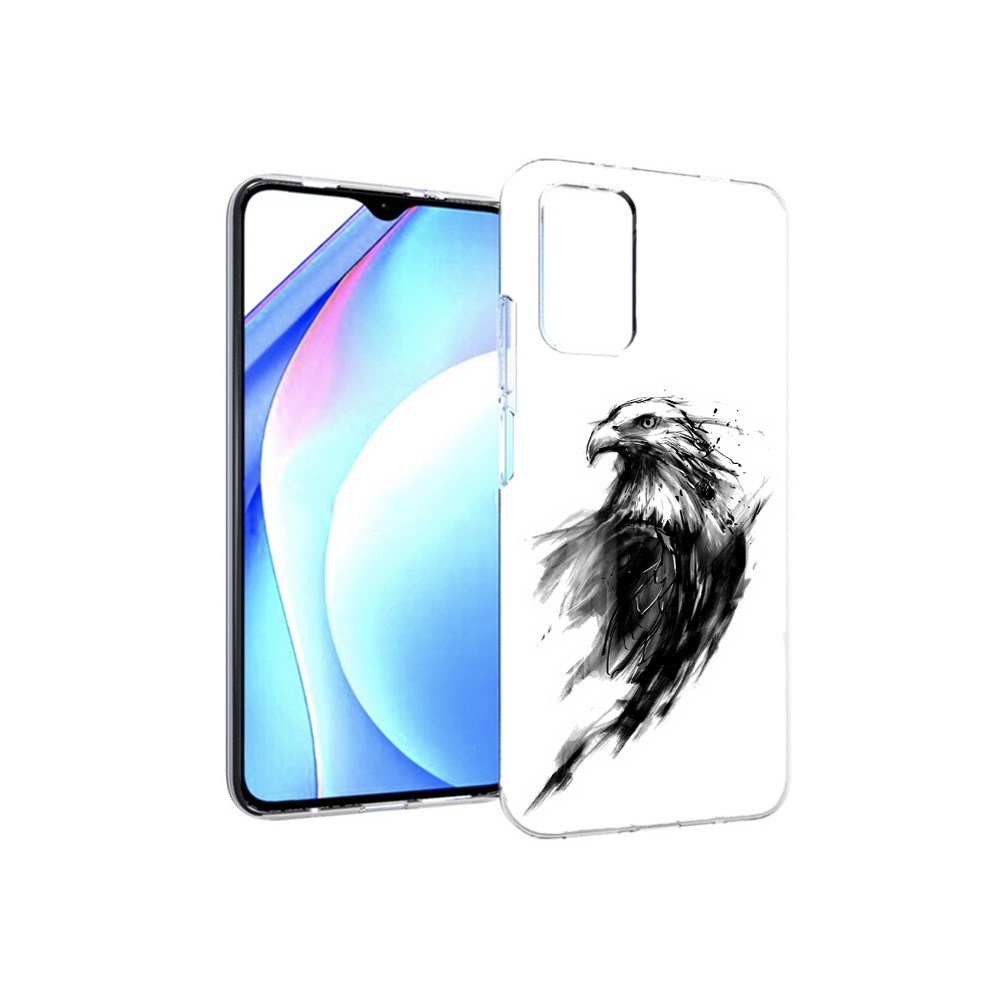 

Чехол MyPads Tocco для Xiaomi Redmi 9T чб птица (PT226951.281.670), Прозрачный, Tocco