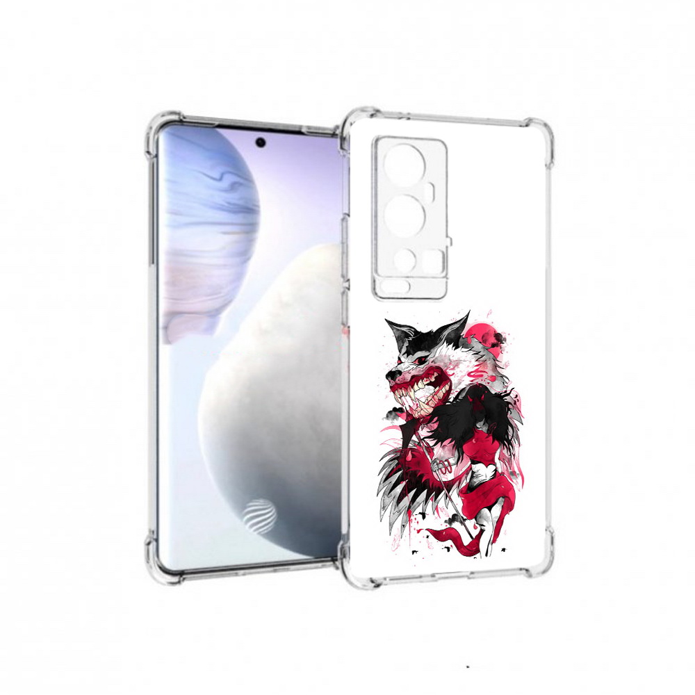

Чехол MyPads Tocco для Vivo X60 Pro Plus красная шапочка, Прозрачный, Tocco