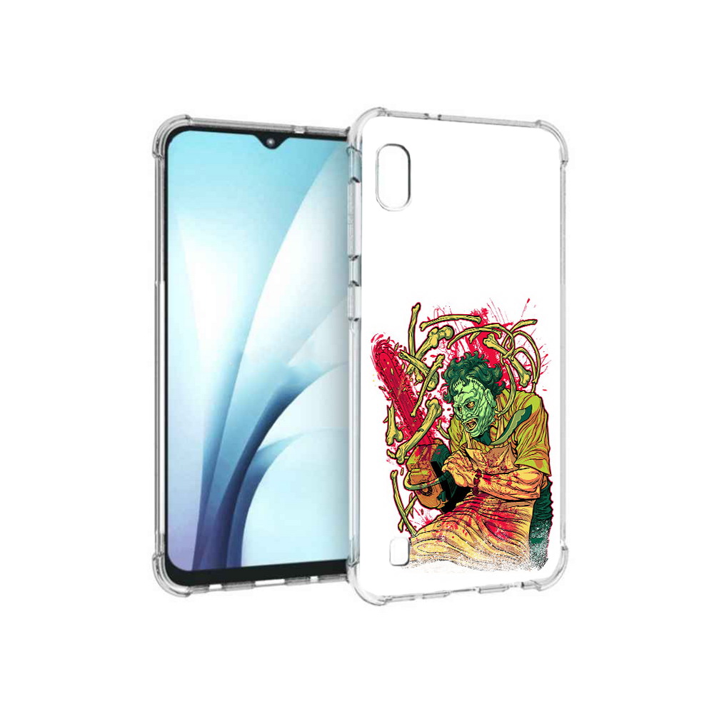 

Чехол MyPads Tocco для Samsung Galaxy A10 яркий мясник (PT147645.531.711), Прозрачный, Tocco