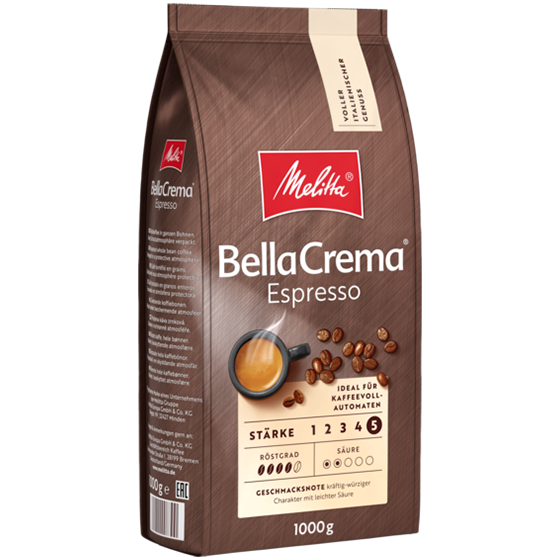 

Кофе в зернах Melitta bella crema espresso 1 кг