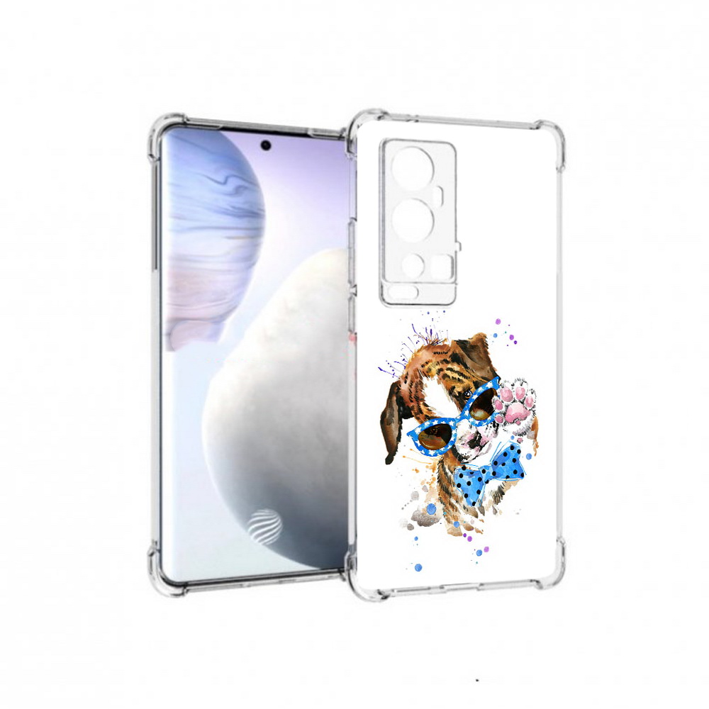 

Чехол MyPads Tocco для Vivo X60 Pro Plus лапочка, Прозрачный, Tocco