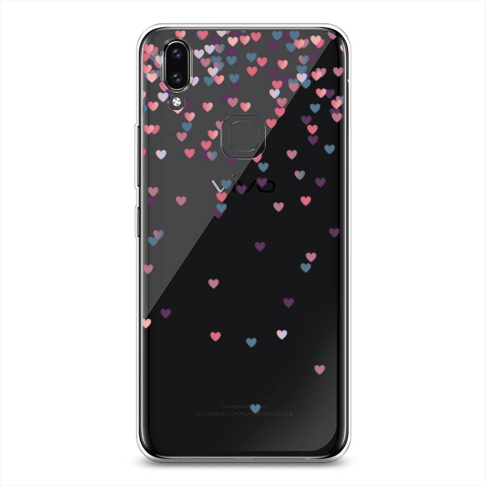 

Чехол для Vivo V9/Y85 "Посыпка сердечки", Розовый;фиолетовый, 260150-3