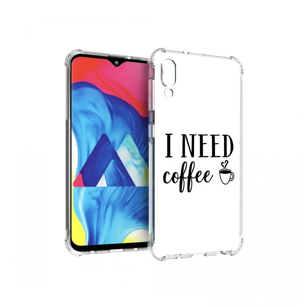 

Чехол MyPads Tocco для Samsung Galaxy M10 Мне нужен кофе (PT128878.532.121), Прозрачный, Tocco