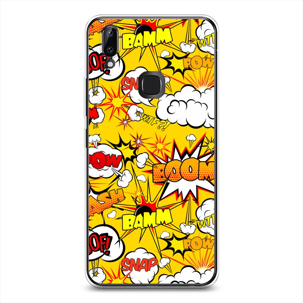 

Чехол для Vivo Y85/V9 "Поп Арт эффекты", Желтый;белый;оранжевый, 260350-6
