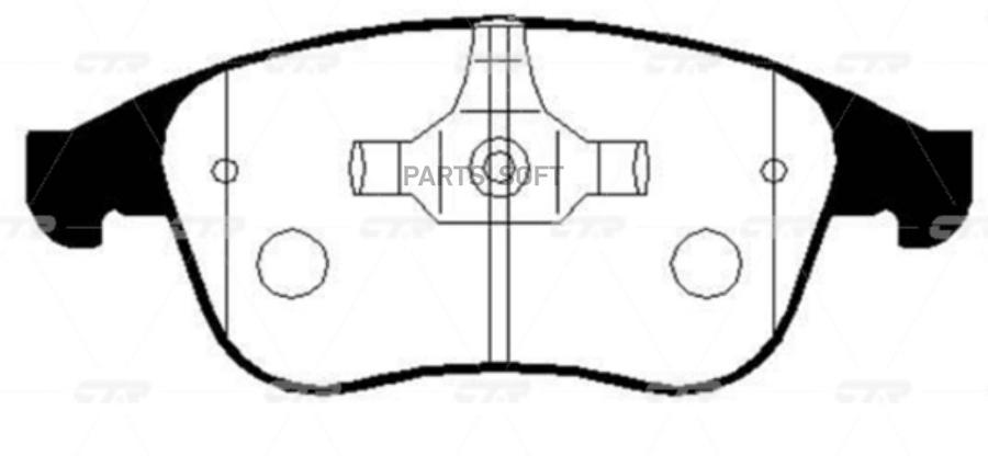 

Тормозные колодки Ctr GK0987