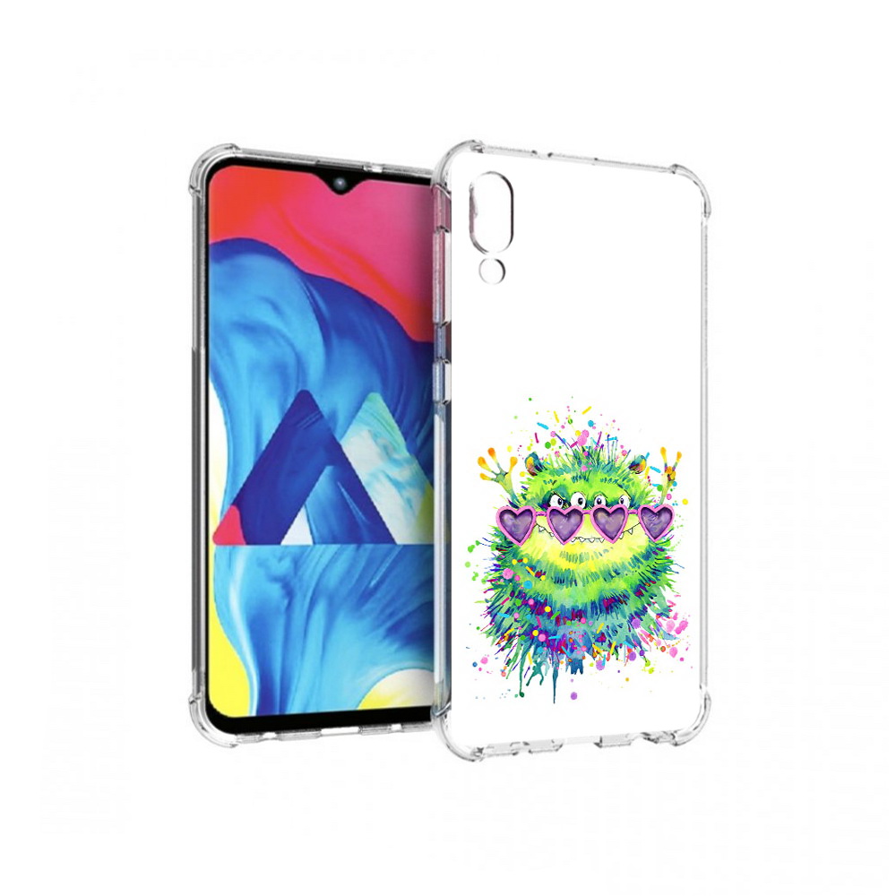 

Чехол MyPads Tocco для Samsung Galaxy M10 Пушистый персонаж (PT128878.532.142), Прозрачный, Tocco