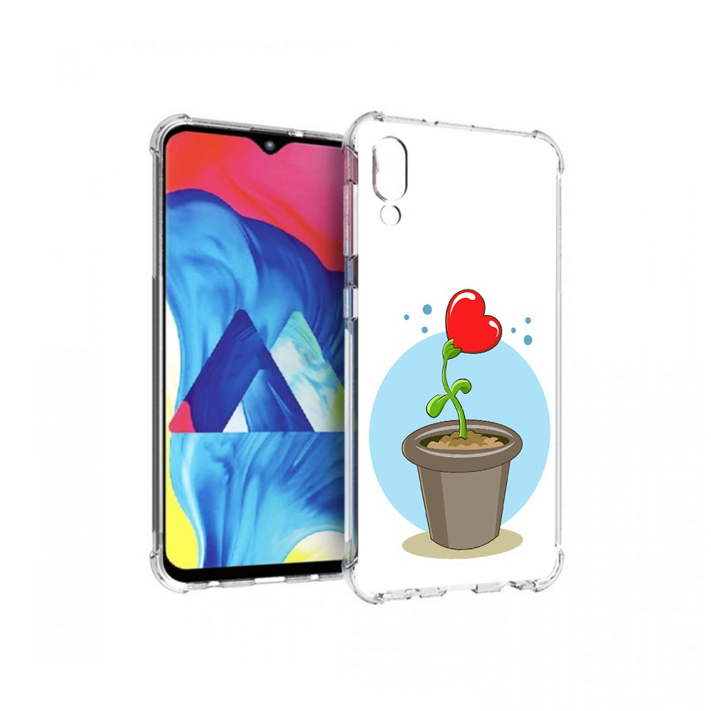 

Чехол MyPads Tocco для Samsung Galaxy M10 Растение любви 14 февраля (PT128878.532.145), Прозрачный, Tocco