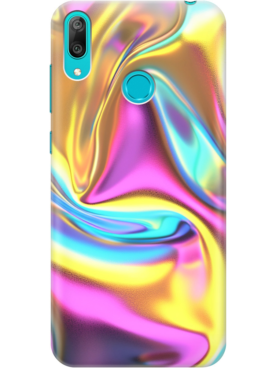 

Силиконовый чехол на Huawei Y7 (2019) с принтом "Ультрафиолетовая абстракция", Прозрачный;желтый;фиолетовый, 720668231