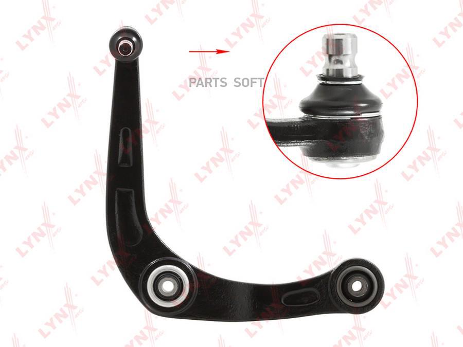 

Рычаг передний нижний R PEUGEOT 206 1.4/1.6L all 16V+1.4HDI/1.6HDI 00-> LYNXauto C5272R