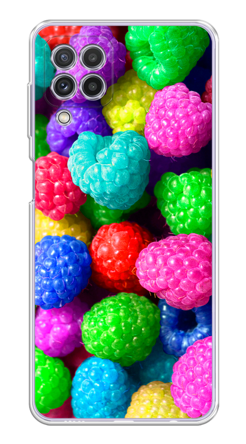 

Чехол на Samsung Galaxy A22/M22/M32 "Леденцовая малина", Фиолетовый;розовый;зеленый, 2103150-1