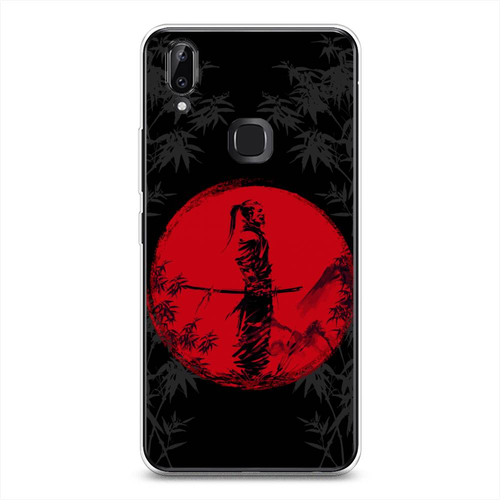 

Чехол для Vivo Y85/V9 "Самурай на красном фоне", Черный;красный;серый, 260350-4