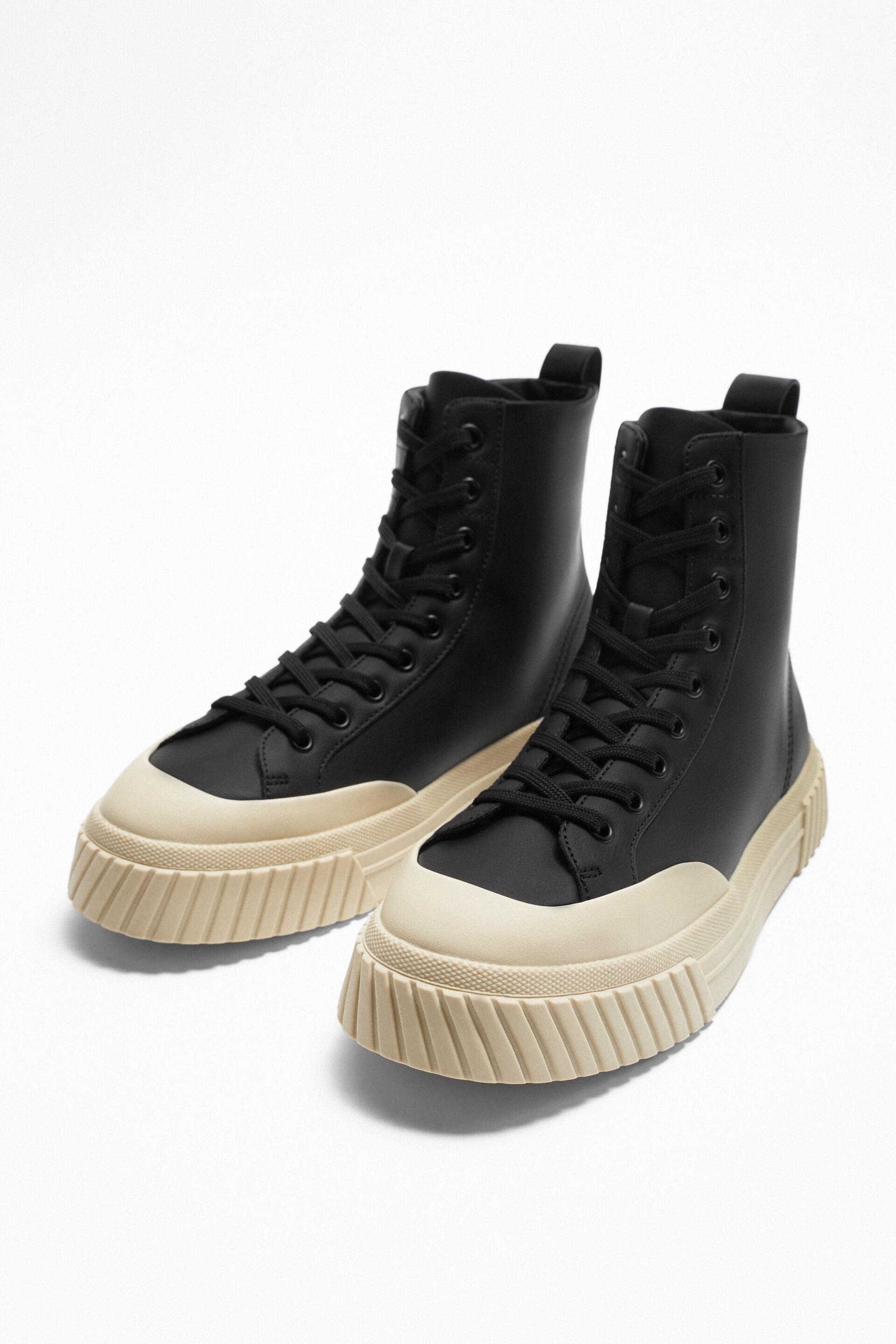 

Кеды мужские ZARA 12104120 черные 45 EU (доставка из-за рубежа), 12104120