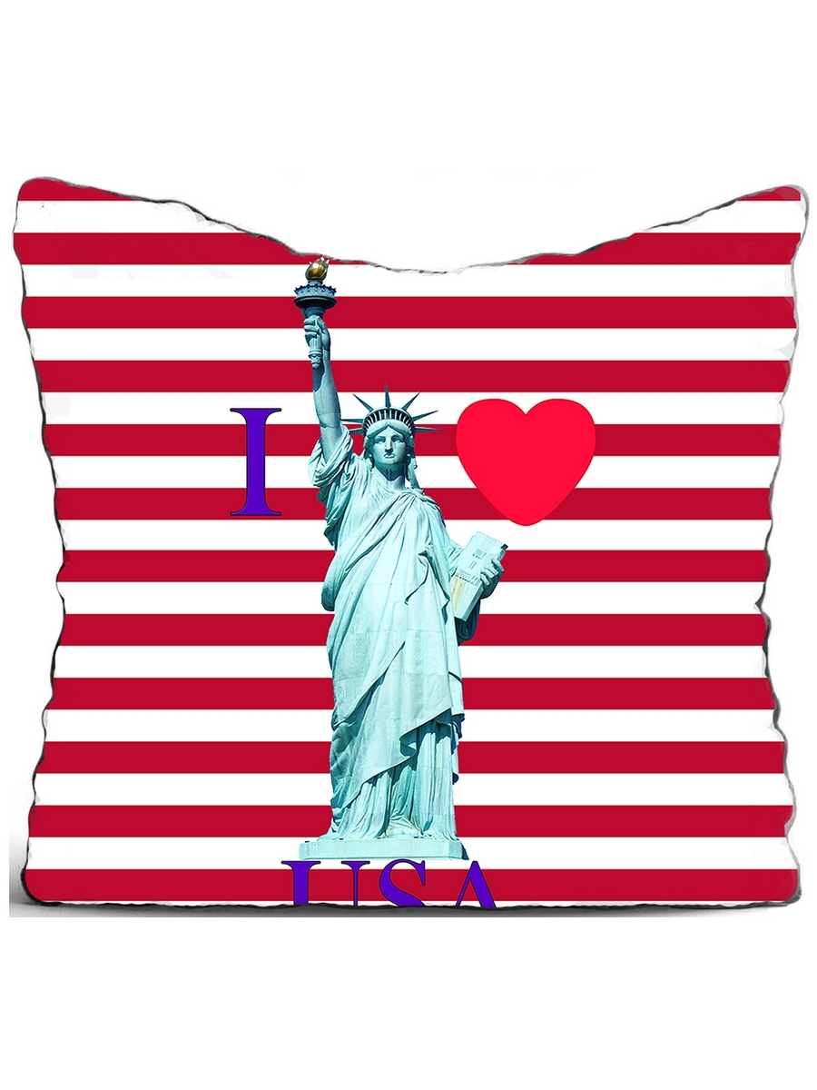 фото Подушка декоративная drabs i love usa