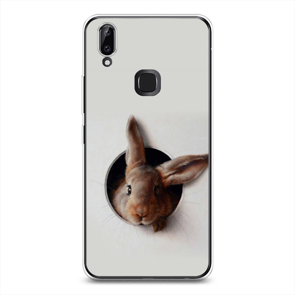 

Чехол для Vivo Y85/V9 "Любопытный кролик", Серый;коричневый, 260350-1