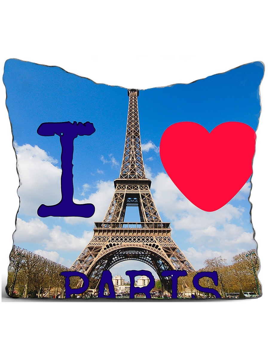 фото Подушка декоративная drabs i love paris