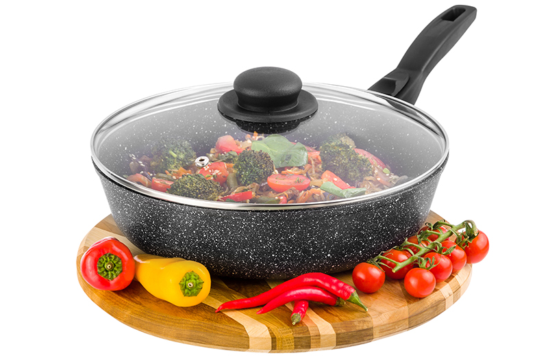 

Сковорода универсальная Elan Gallery Гармония вкуса 26 см черный 120251
