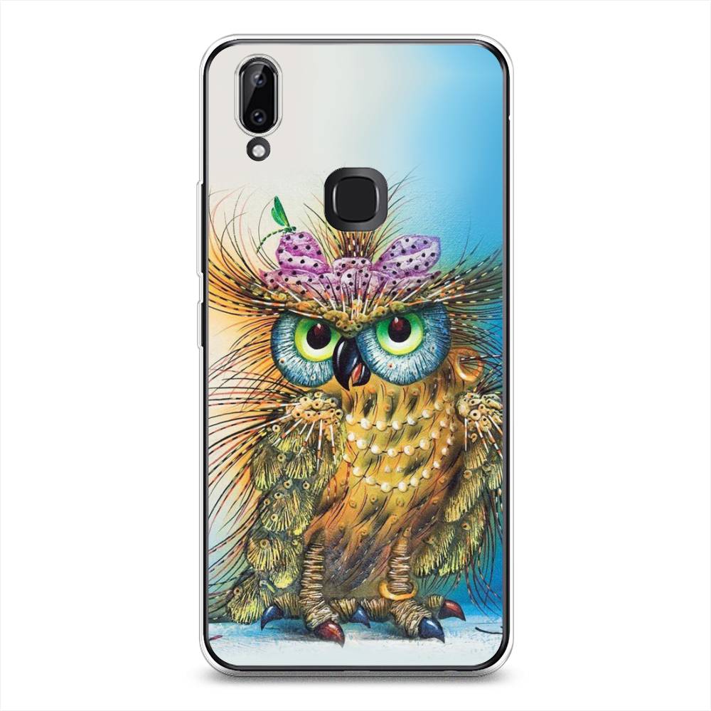 

Чехол для Vivo Y85/V9 "Модная сова", Коричневый;голубой, 260350-1