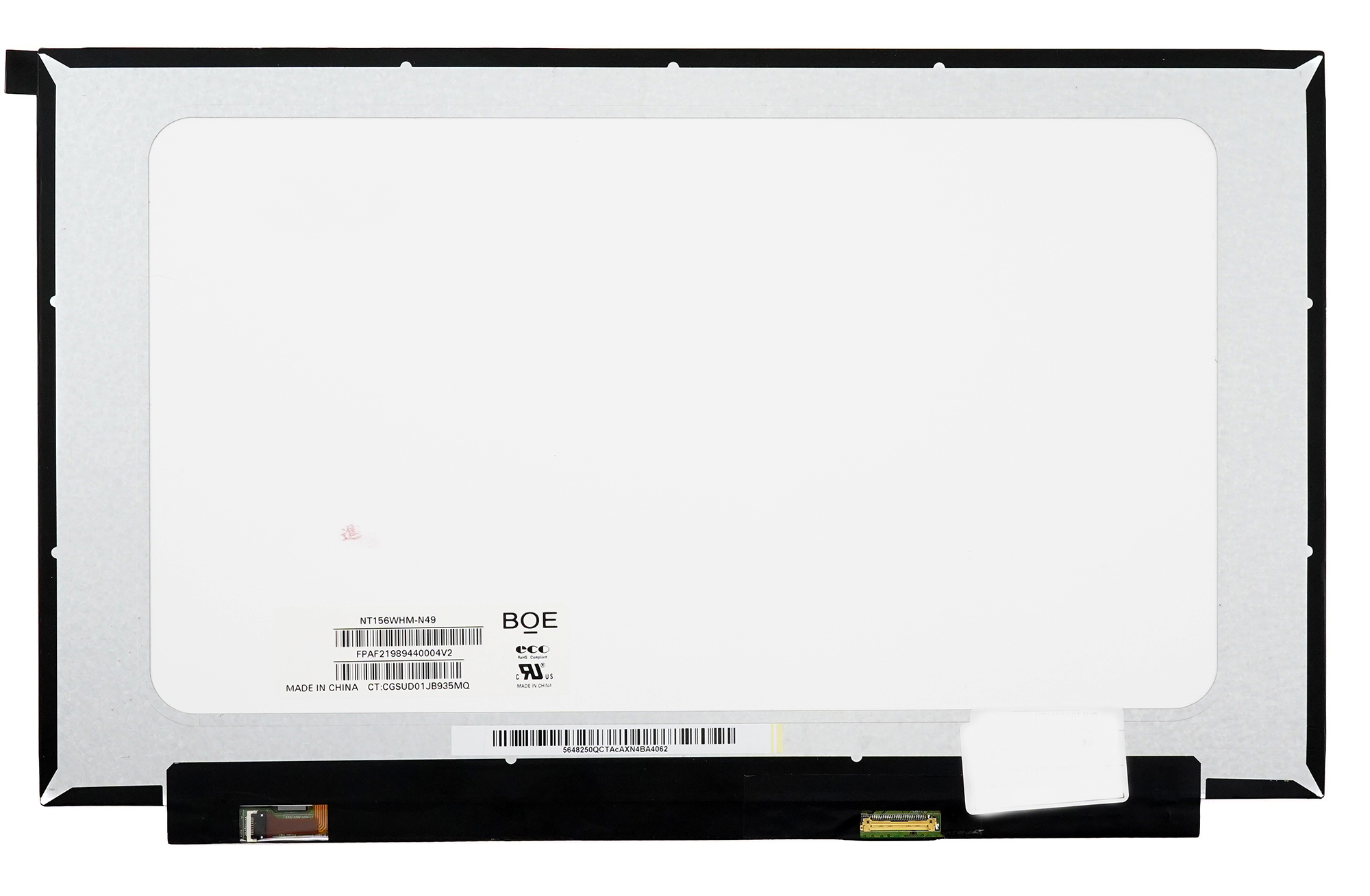 

Матрица OEM для ноутбука NT156WHM-N49 (100191508V), совместимая с p/n: NT156WHM-N49