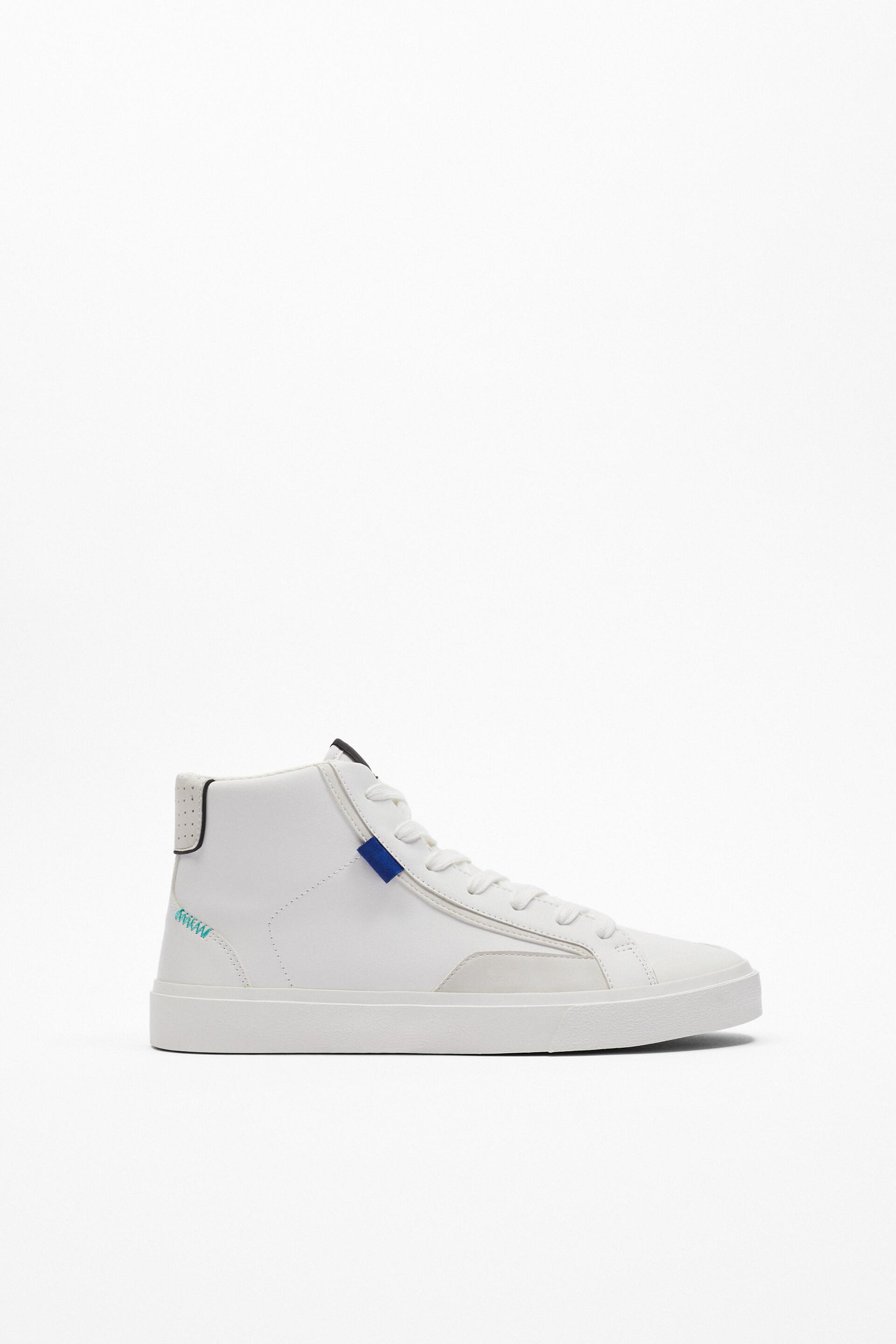 

Кеды мужские ZARA 177670 белые 46 RU (доставка из-за рубежа), 177670