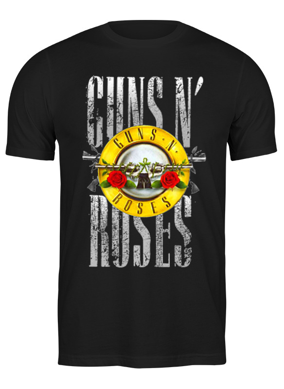 

Футболка мужская Printio Guns n' roses черная M, Черный, Guns n' roses