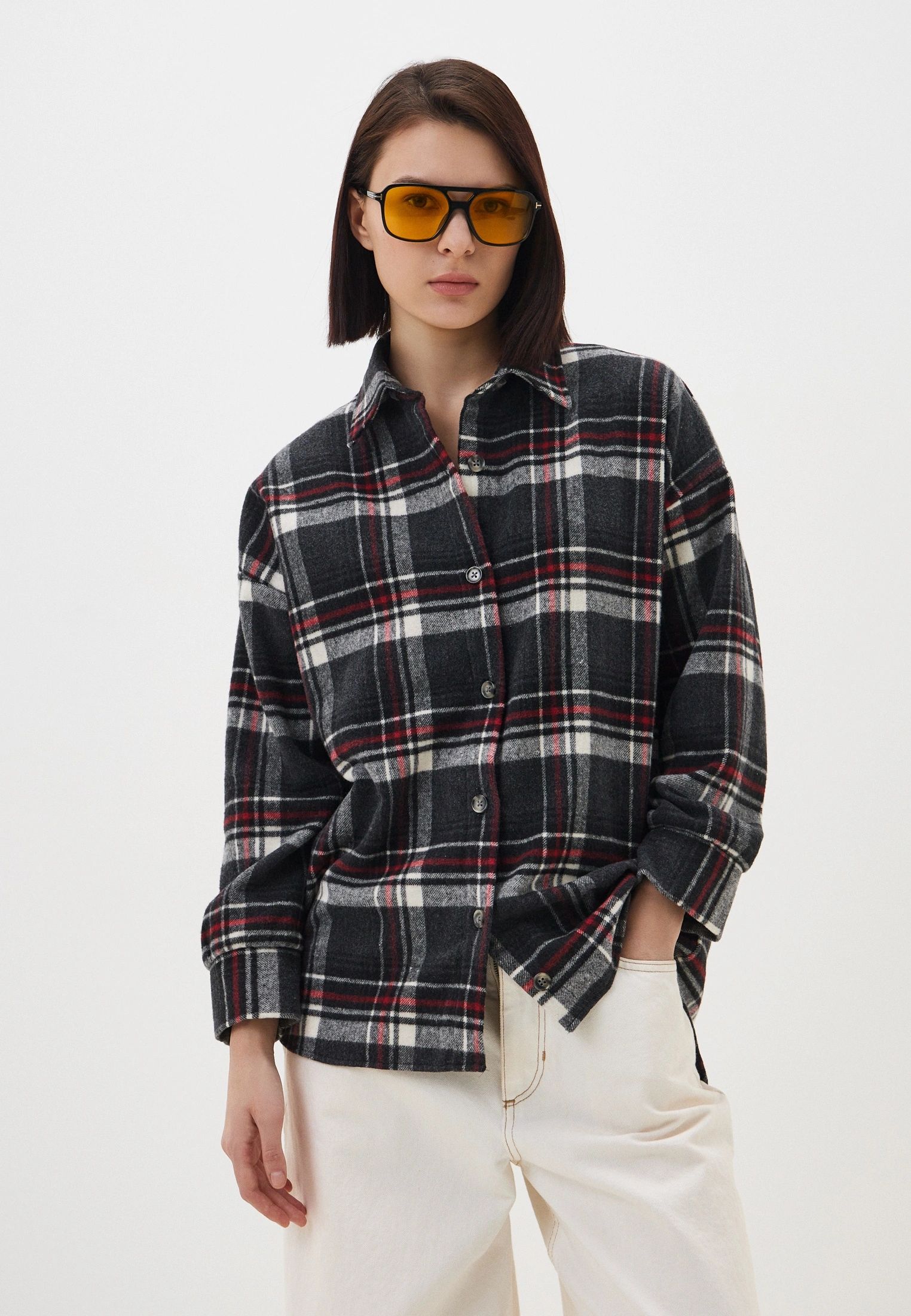 

Рубашка женская BAWER 1QKE03 разноцветная 3XL, Разноцветный, 1QKE03