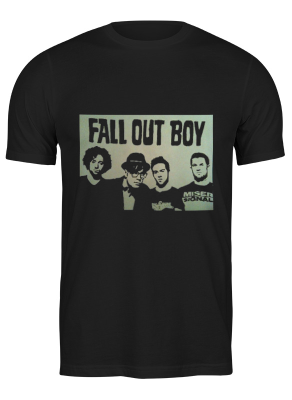 

Футболка мужская Printio Fall out boy черная M, Черный, Fall out boy